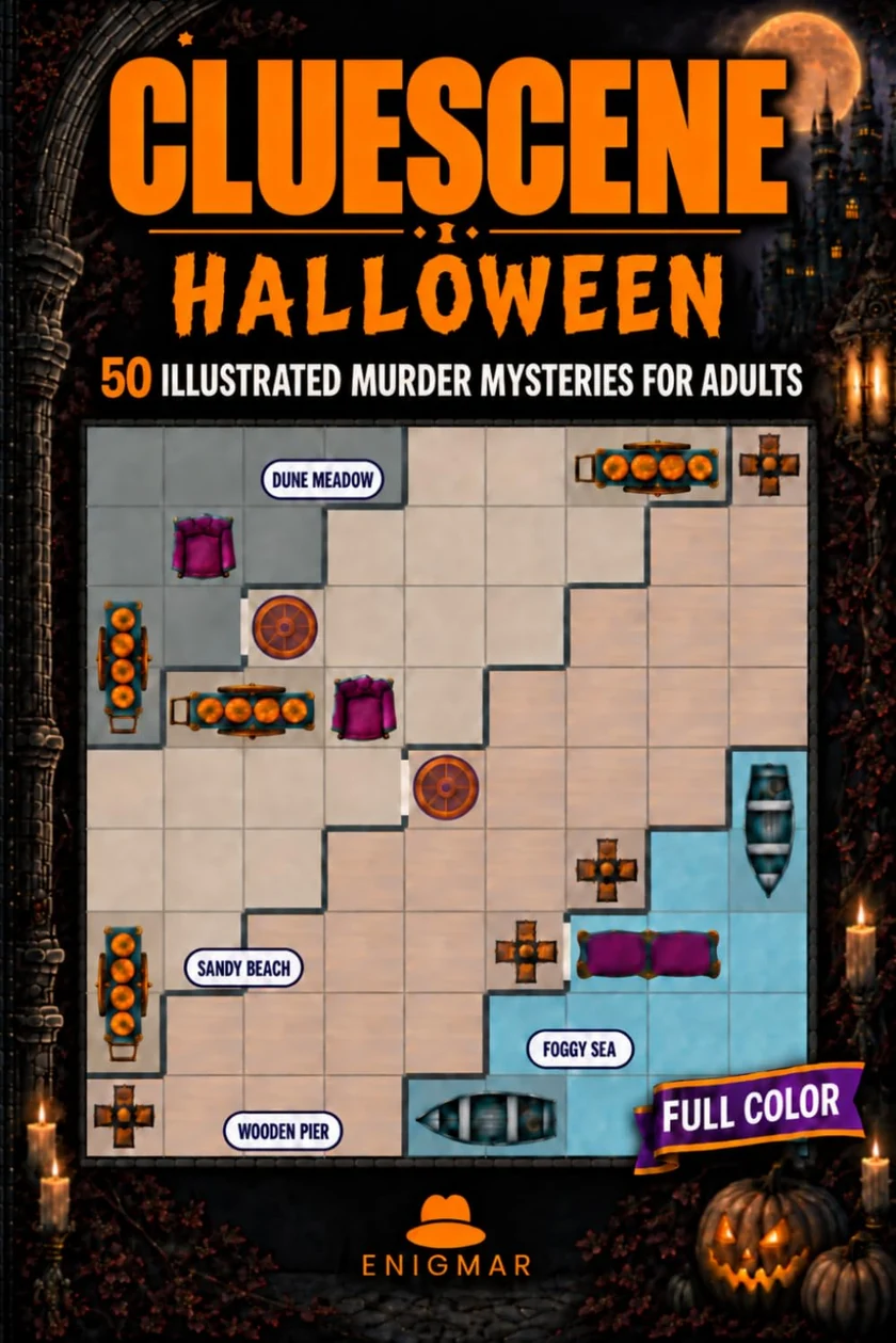 Book cover CLUESCENE Halloween